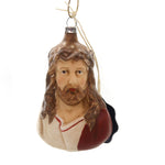 Marolin Jesus Christ Vintage Looking Glass Ornament Feather Tree 2011031 (37141)