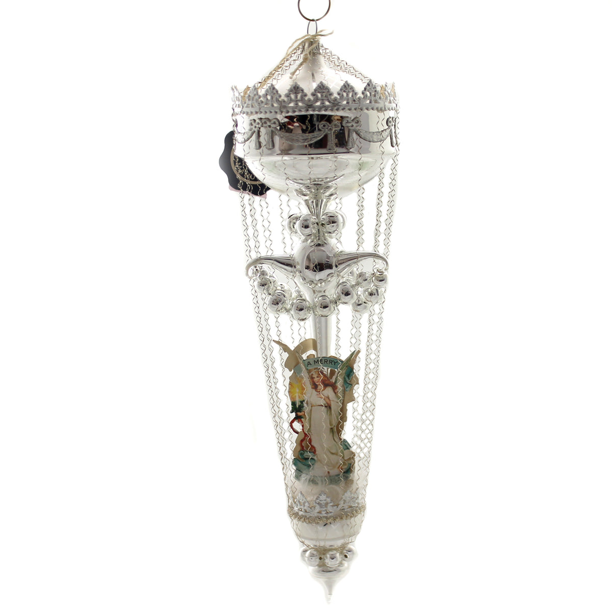 (37161) Angel Balloon W/ Pearl Garland
