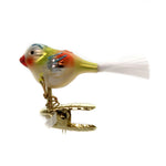 Inge Glas Stanley Ornament Glass Clip-On Bird 10136S018 (37390)