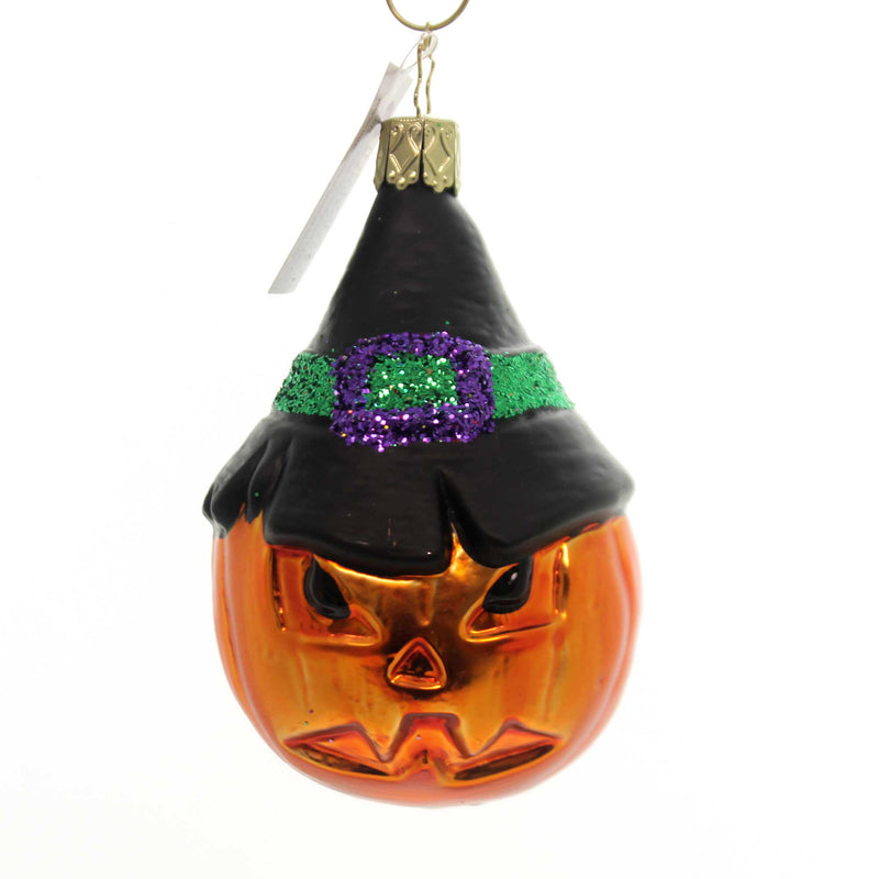Spooky Sight - 3.5 Inch, Glass - Ornament Halloween Jol Witch 10226S018 (37410)