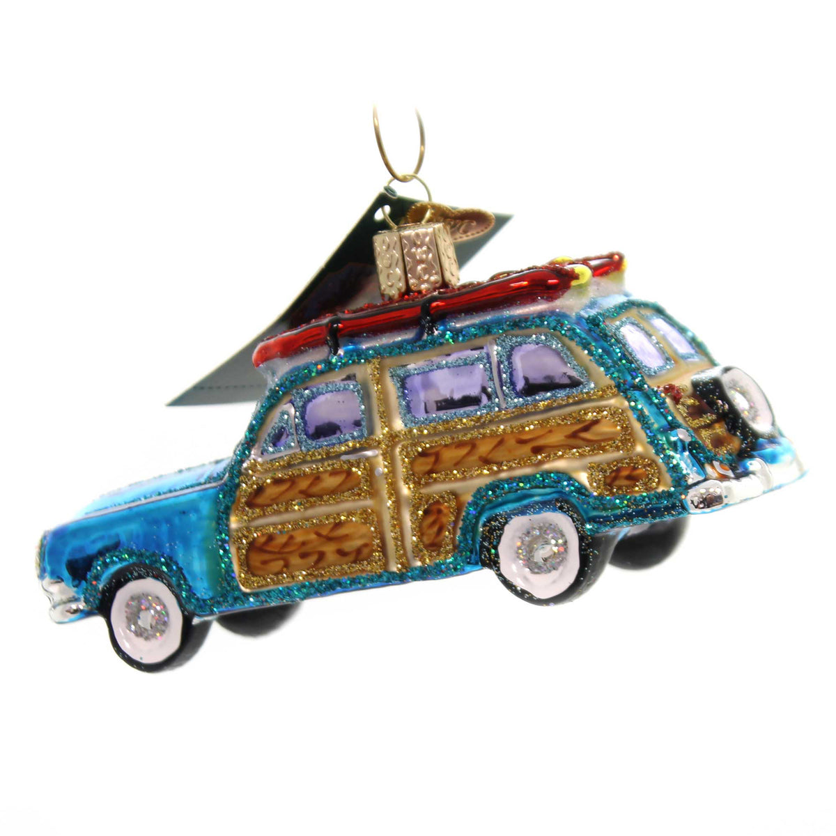 Old World Christmas Surf's Up Wagon - - SBKGifts.com