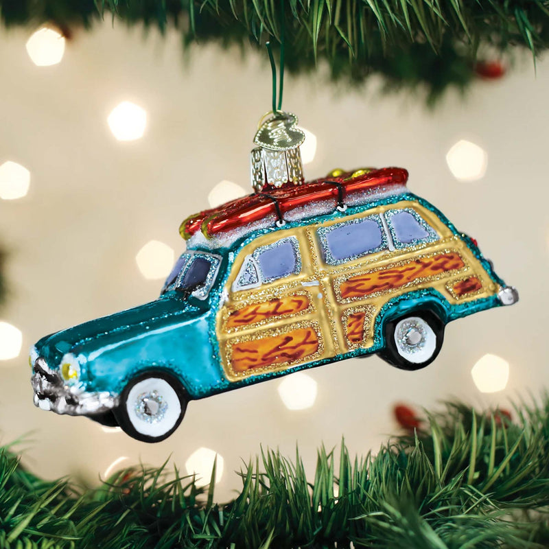 Old World Christmas Surf's Up Wagon - - SBKGifts.com