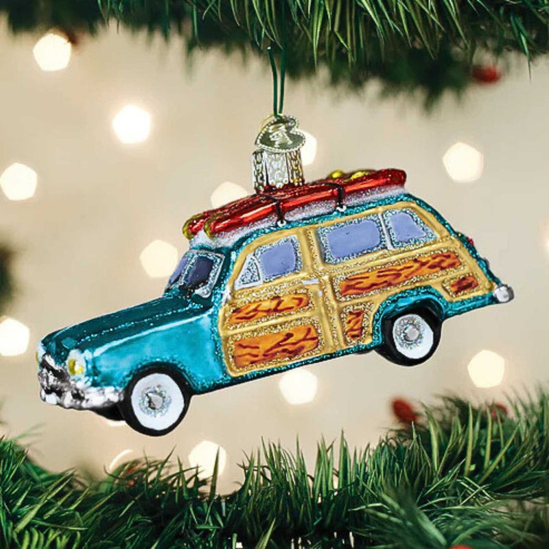 Old World Christmas Surf's Up Wagon - - SBKGifts.com