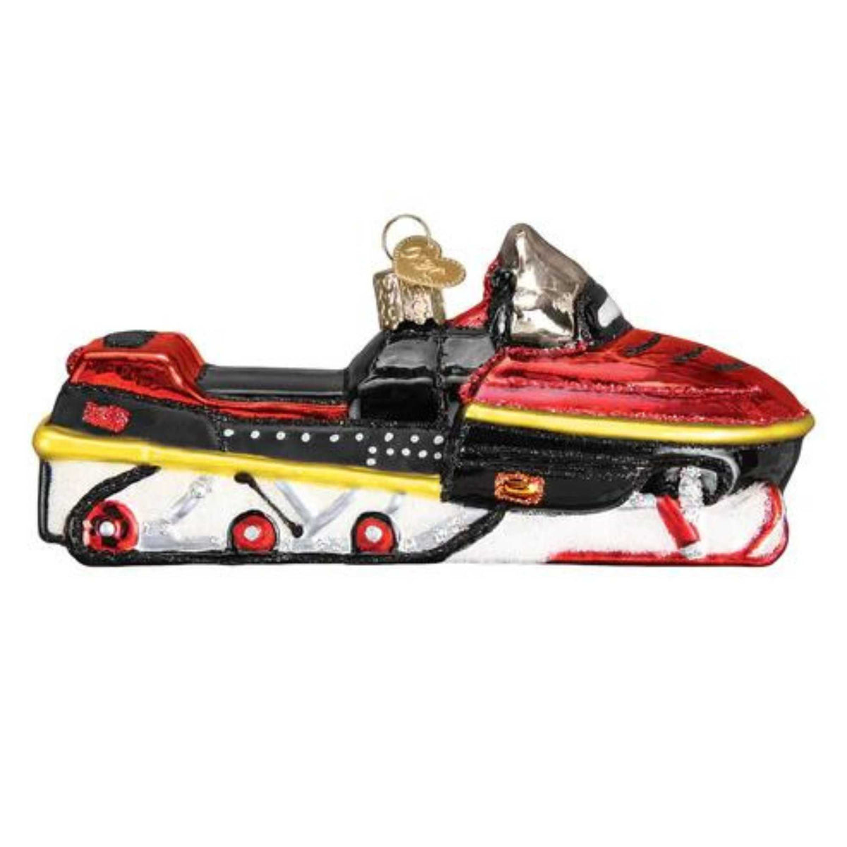 Old World Christmas Snowmobile - - SBKGifts.com