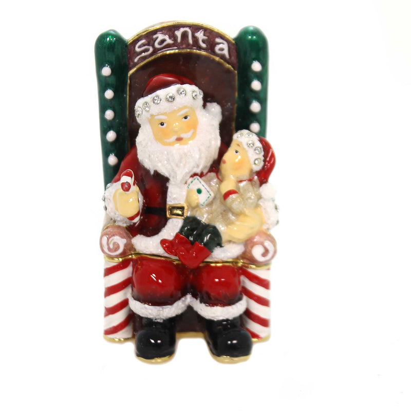 (37624) Santa In Chair With Child