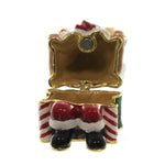 Hinged Trinket Box Santa In Chair With Child - - SBKGifts.com