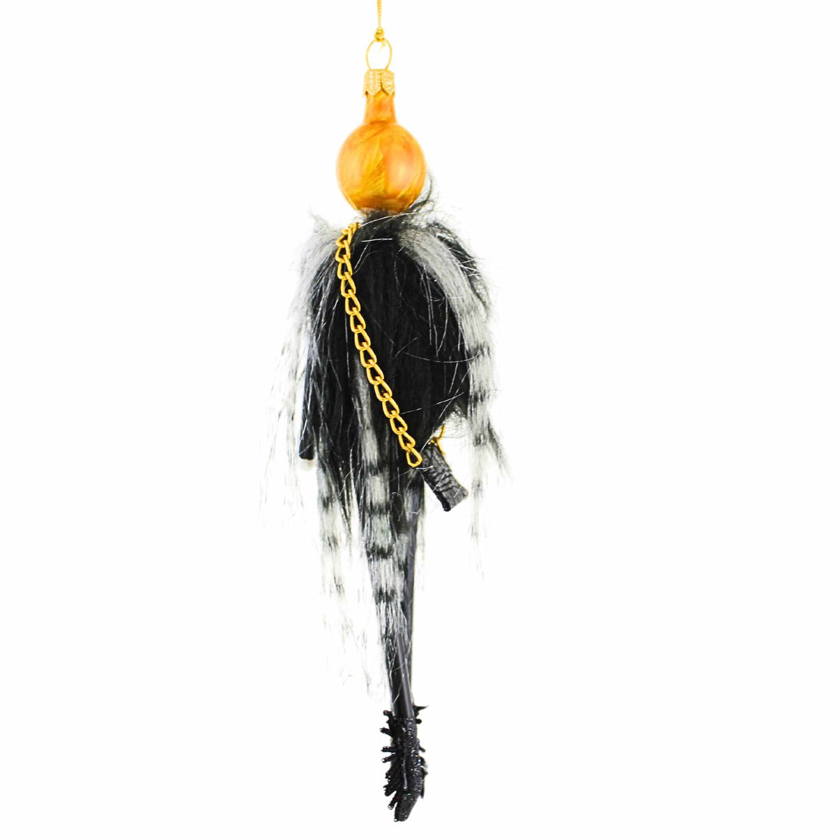 De Carlini Italian Ornaments Raegan In Fur Vest - - SBKGifts.com