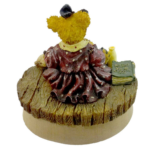 Boyds Bears Resin Nellie Homemade Goodies Candle - - SBKGifts.com