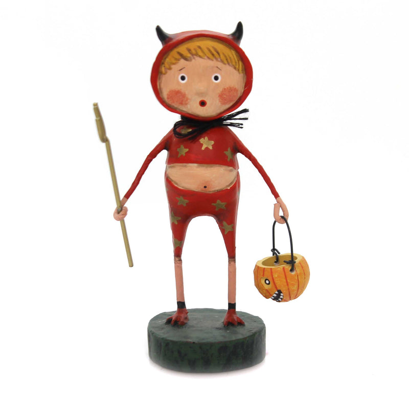 Lori Mitchell Lil' Devil Polyresin Halloween Pitch Fork Horn 11105 (37759)