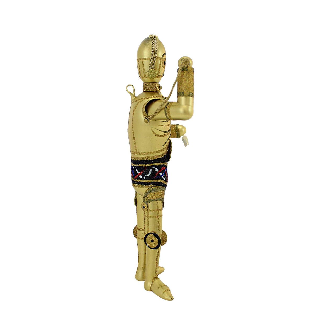 De Carlini Italian Ornaments Gold Robot - - SBKGifts.com