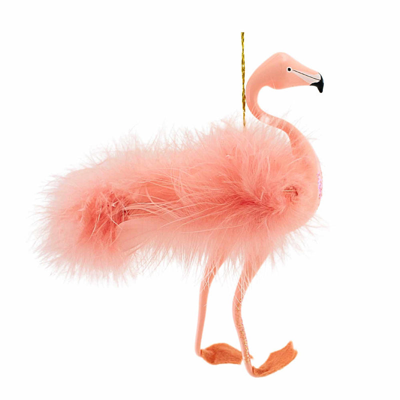 De Carlini Italian Ornaments Pink Flamingo - - SBKGifts.com