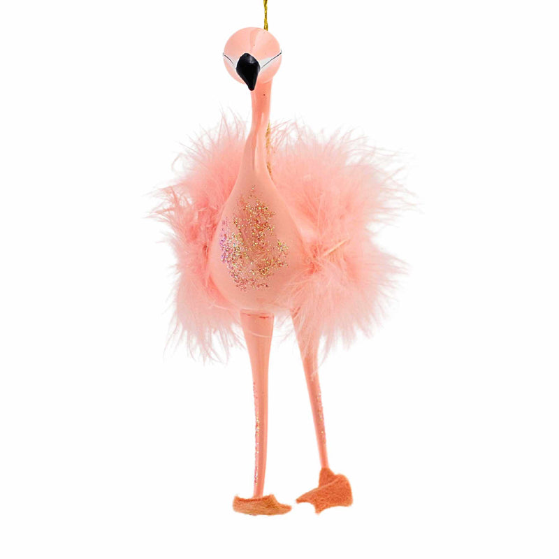 De Carlini Italian Ornaments Pink Flamingo - - SBKGifts.com