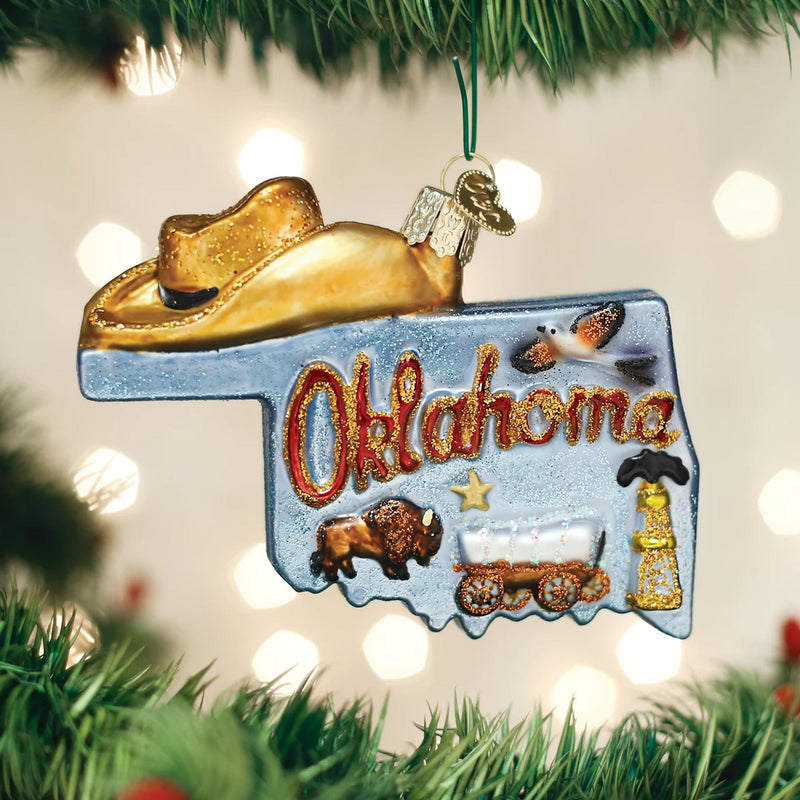 Old World Christmas State Of Oklahoma - - SBKGifts.com
