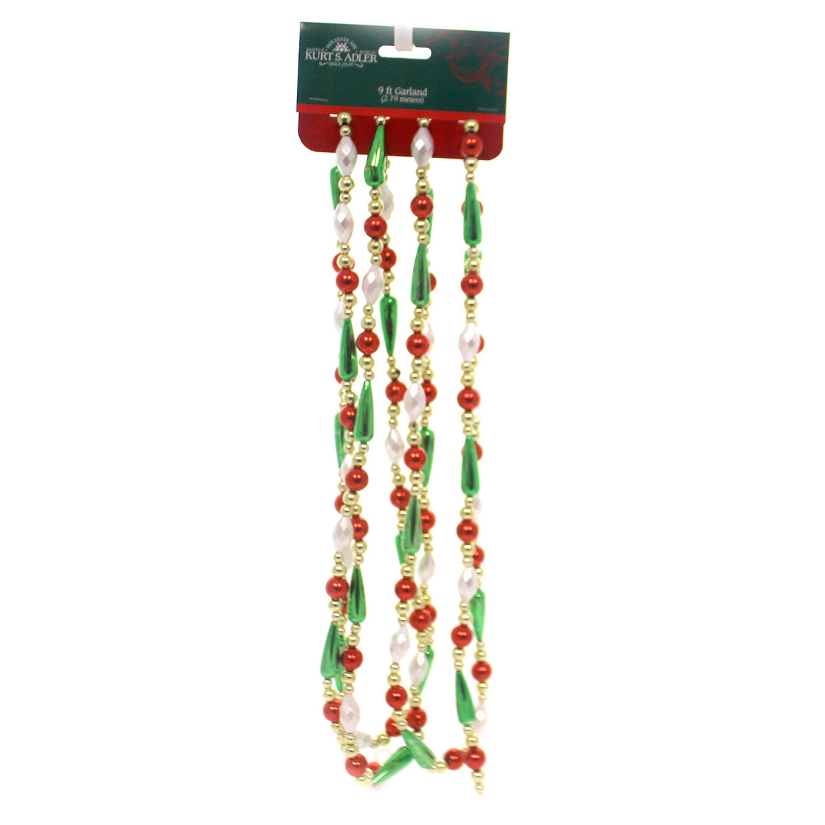 (37889) Mult Color Bead Drop Garland