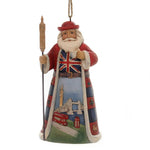 British Santa Ornament - One Ornament 4.5 Inch, Resin - Heartwood Creek 6001509 (37986)