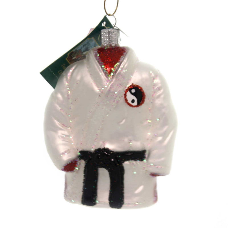 Old World Christmas Martial Arts Robe Glass Ornament Karate Judo 44121 (38016)