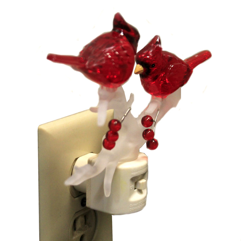 Roman Cardinal On Branch Nightlight - - SBKGifts.com