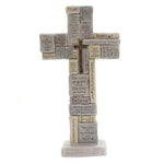 Home Decor Crossword Table Cross Believe Trust Rejoice Spiritual 46420 (38072)