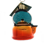 Old World Christmas Tea Kettle Glass Ornament Kitchen Drink 32349 (38137)