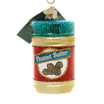 Old World Christmas Jar Of Peanut Butter Glass Tasty Food 32352 (38140)