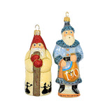 Vaillancourt Folk Art Twelve Days Of Christmas - 12 Ornaments 6 Inch, Glass - Glass Poland Music Ortdgb (38218)