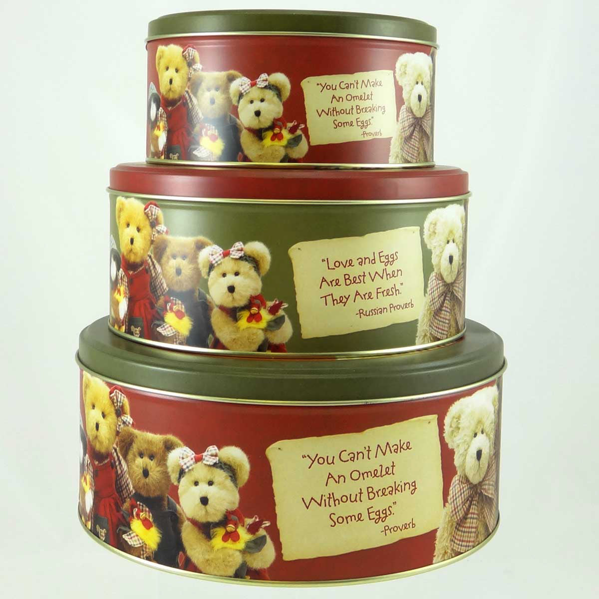 (3828) Country Rooster Canister Set