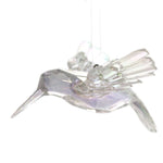 Holiday Ornaments Iridescent Hummingbird Ornament Plastic Flight Birds 20121191 (38417)