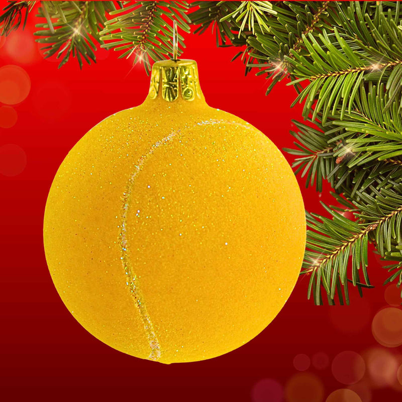 Golden Bell Collection Felt Looking Tennis Ball - - SBKGifts.com