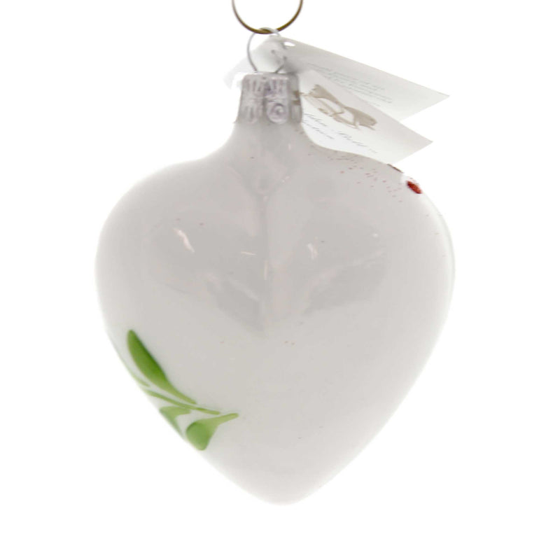 Golden Bell Collection Heart With Bluebird - - SBKGifts.com