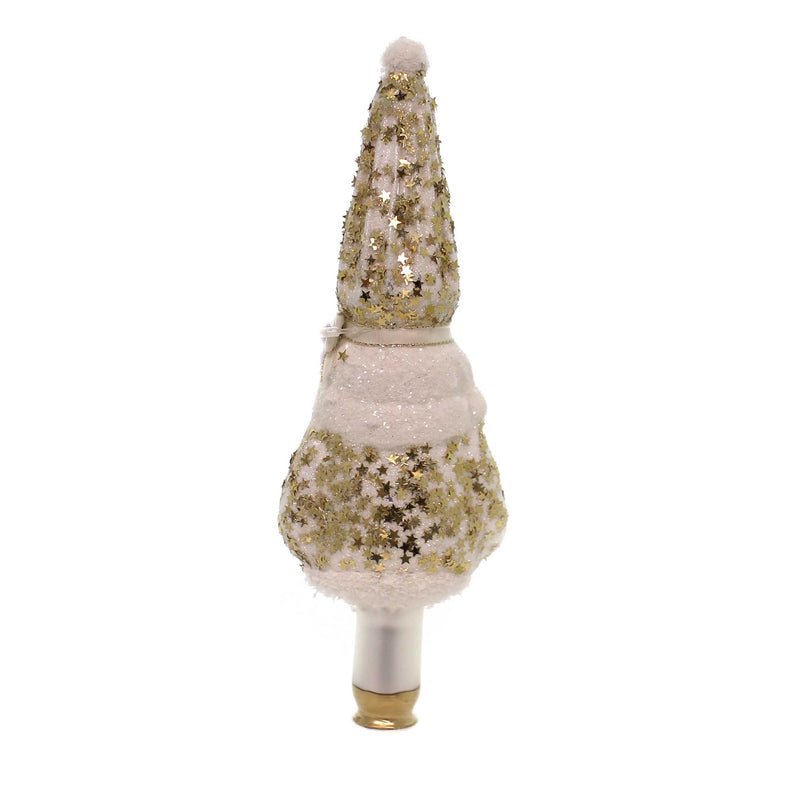 Golden Bell Collection Santa Tree Topper - - SBKGifts.com