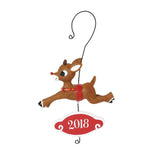 Holiday Ornaments Rudolph 2018 Dated - - SBKGifts.com