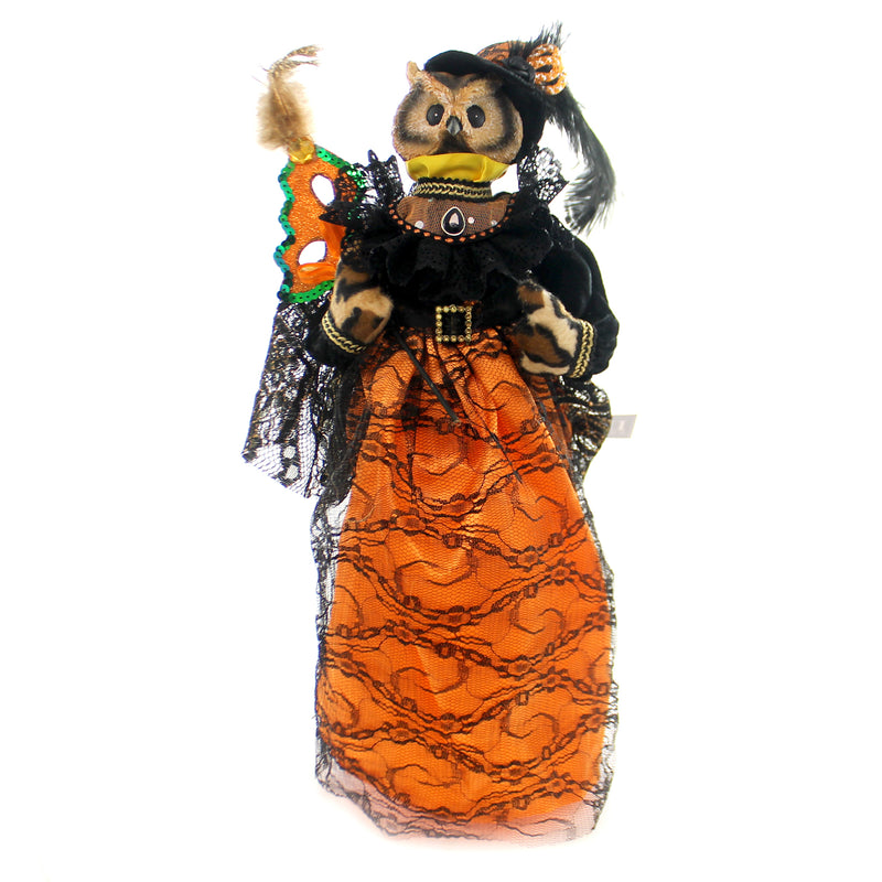 Gallerie Ii Countess Of Orange Owl Polyresin Mask Halloween Fgs73628 (38862)