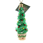 Old World Christmas Holiday Topiary Glass Ornamental Shape 48040 (38888)