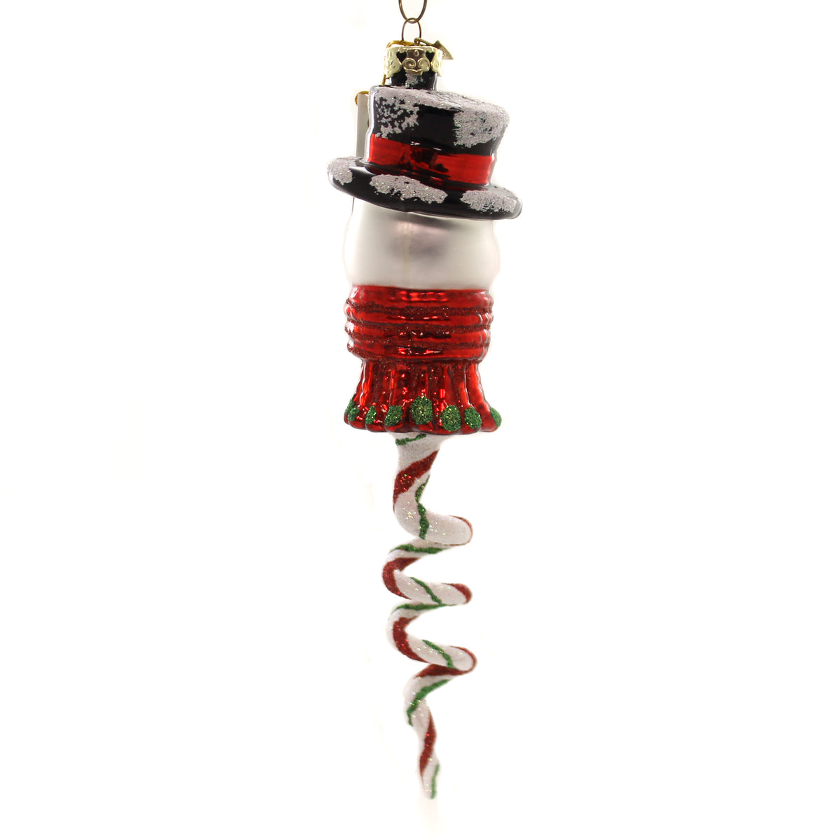 Noble Gems Snowman Spiral Ornament - - SBKGifts.com