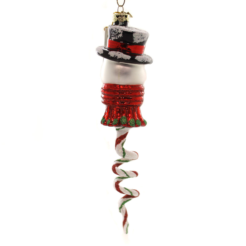 Noble Gems Snowman Spiral Ornament - - SBKGifts.com