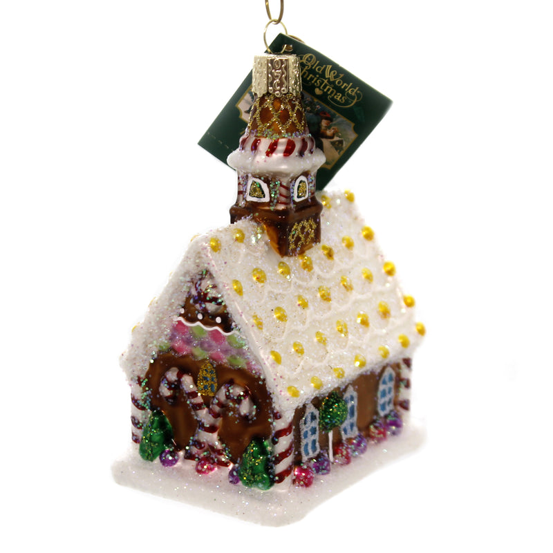 Old World Christmas Gingerbread Church - - SBKGifts.com