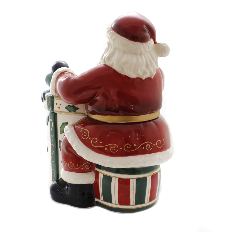 Tabletop Santa W/Gift Cookie Jar - - SBKGifts.com