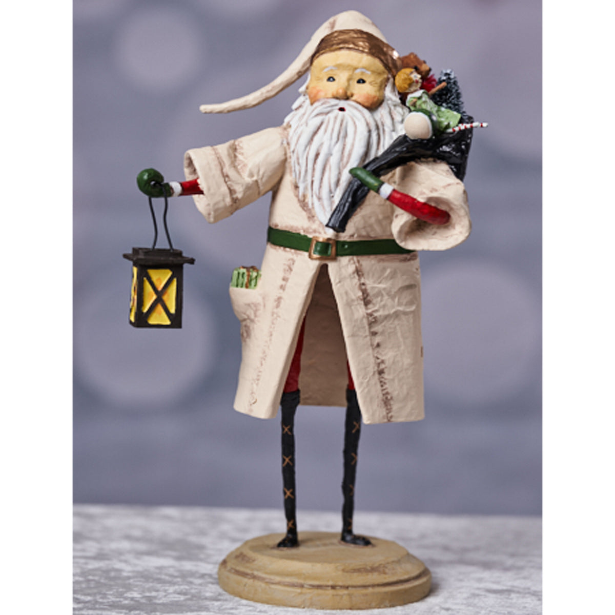 Lori Mitchell Old Father Christmas Ivory - - SBKGifts.com