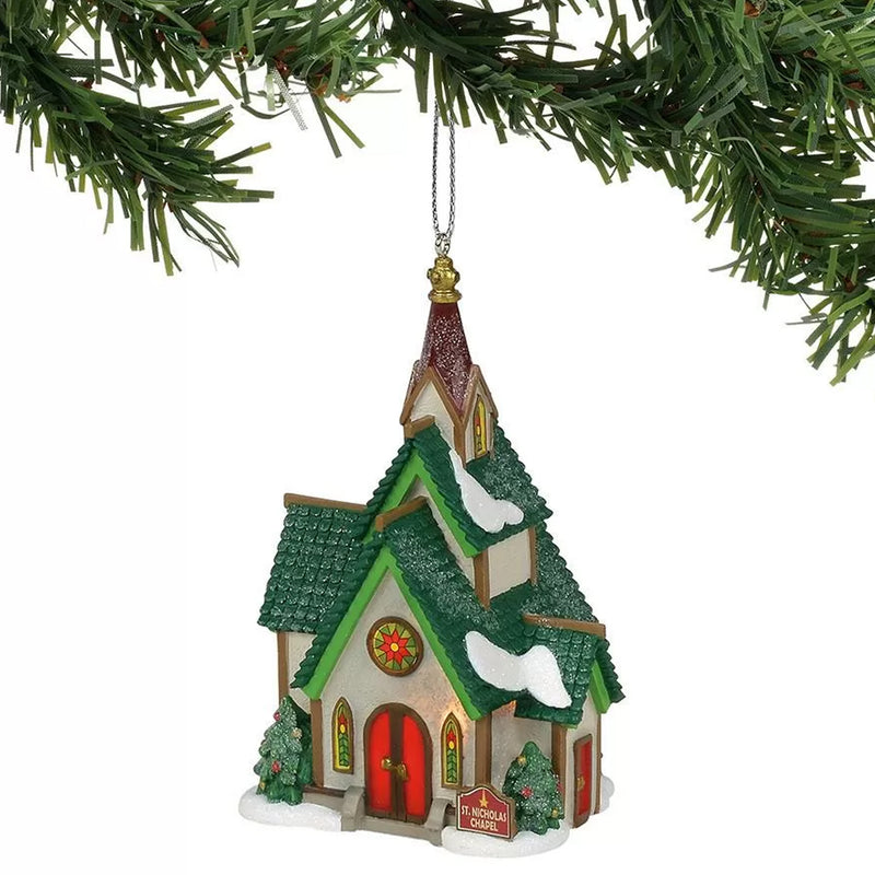 Holiday Ornaments St. Nicholas Chapel - - SBKGifts.com