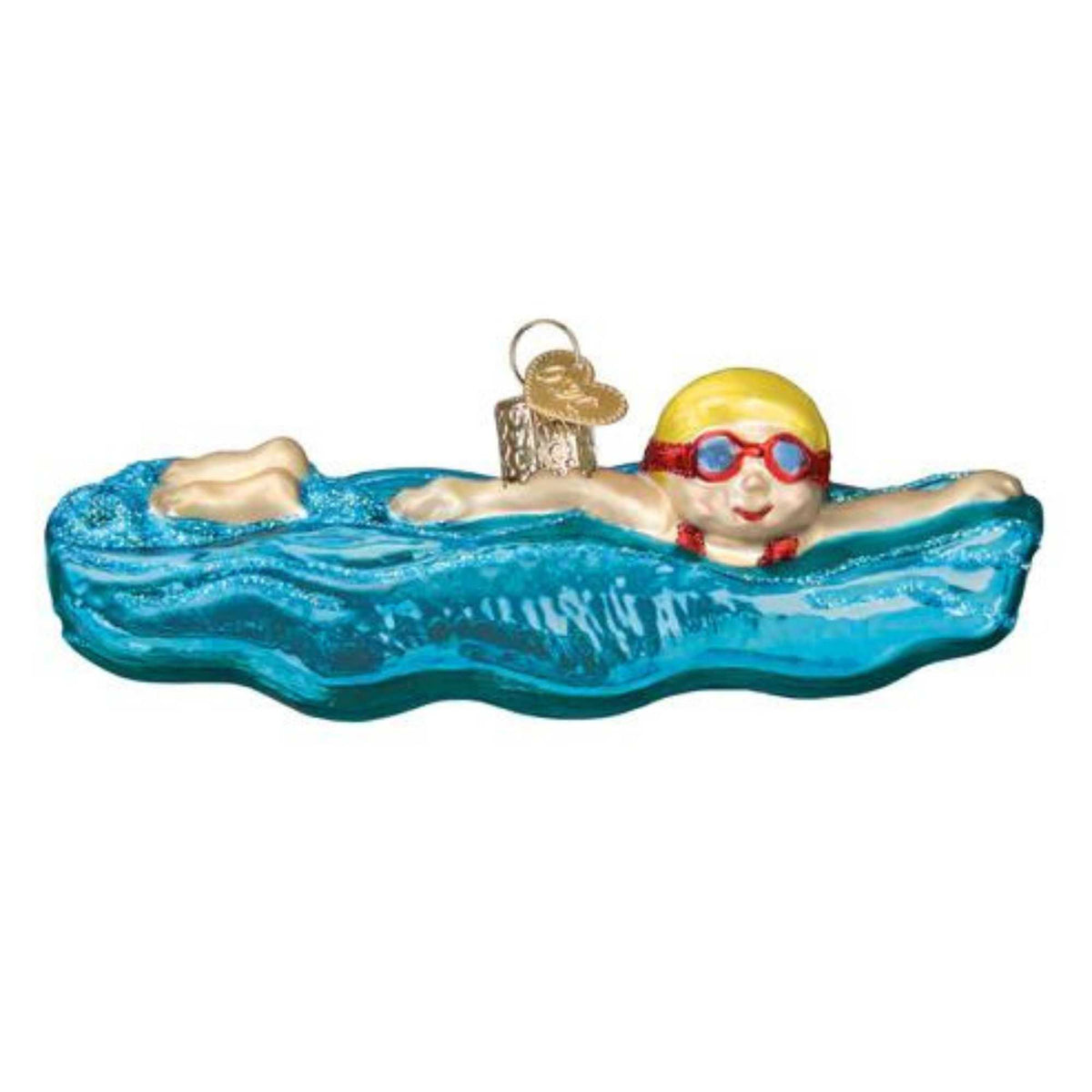 Old World Christmas Swimming - 1.75 Inch, Glass