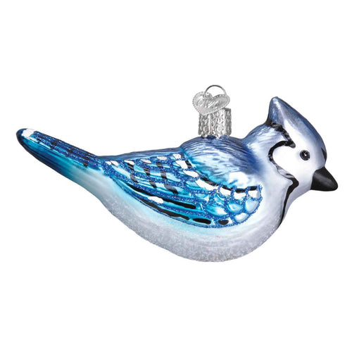 Old World Christmas Bright Blue Jay - - SBKGifts.com