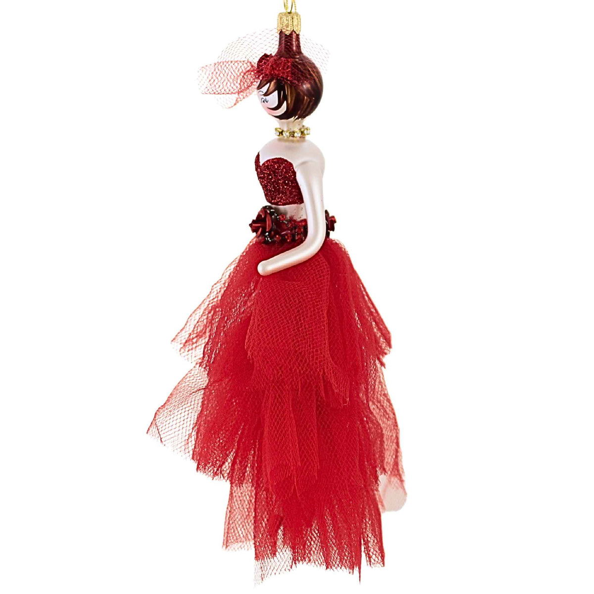 De Carlini Italian Ornaments Rosa D'amore - - SBKGifts.com