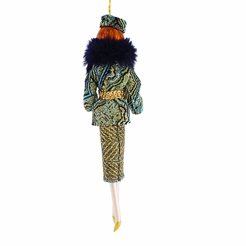 De Carlini Italian Ornaments Lady Of Luxe - - SBKGifts.com
