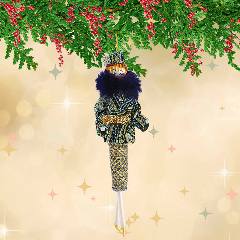 De Carlini Italian Ornaments Lady Of Luxe - - SBKGifts.com