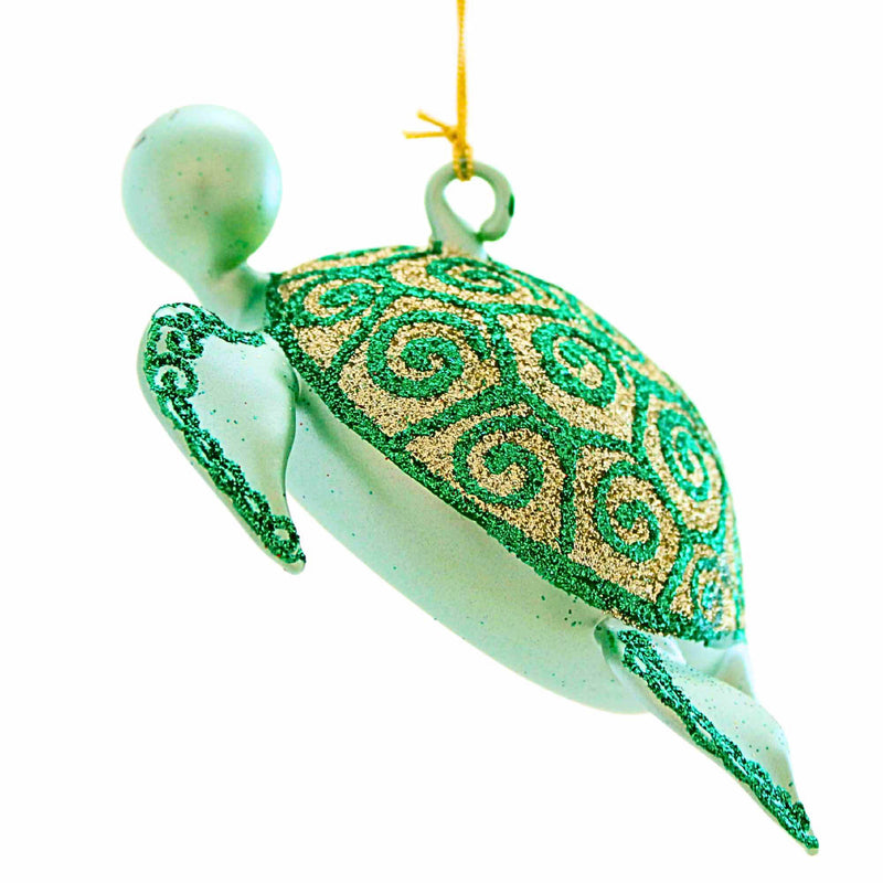 De Carlini Italian Ornaments Sea Turtle - - SBKGifts.com