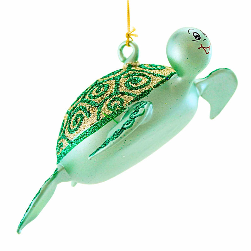 De Carlini Italian Ornaments Sea Turtle - - SBKGifts.com