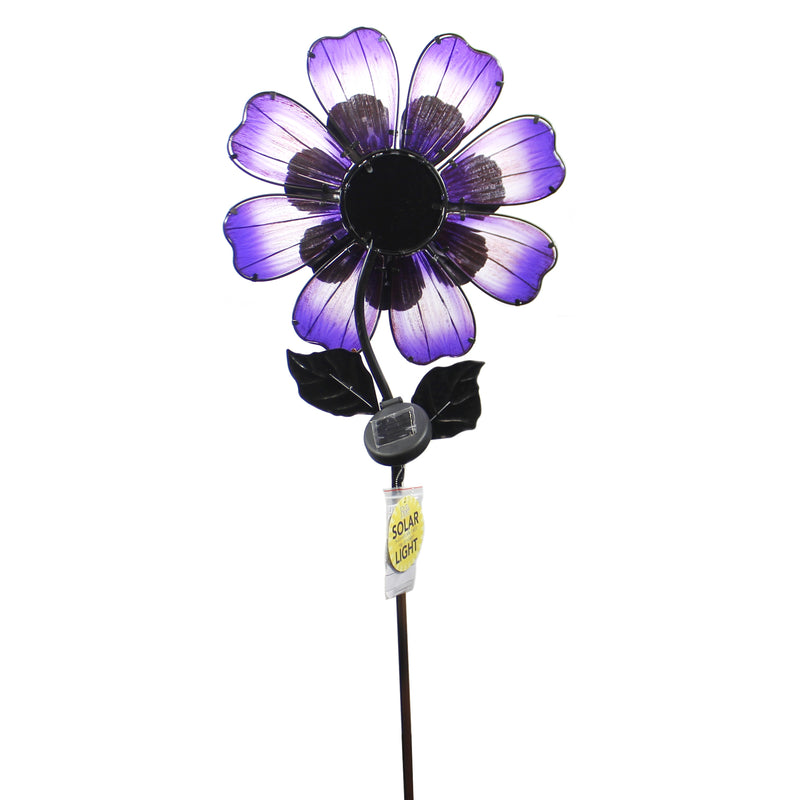 Home & Garden Solar Giant Flower Stake Purple - - SBKGifts.com
