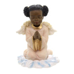 Black Art Praying Angel Girl Polyresin Religious Culture Heritage 17336 (40113)
