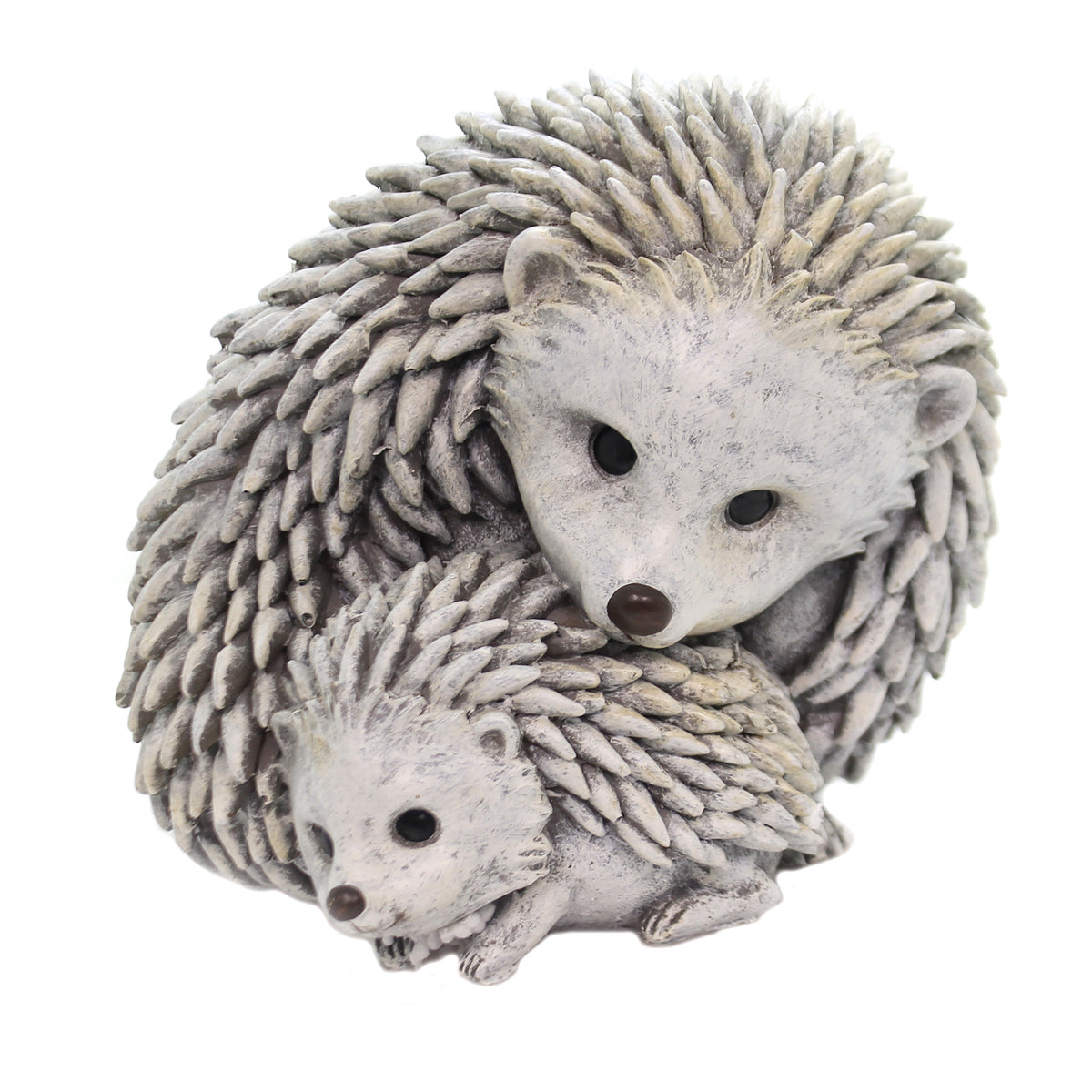 40190 Hedgehog & Baby Statue 12086