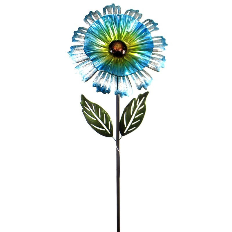 (40254) Home & Garden Cosmo Flower Stake Blue, 49.00 Inch, Handcrafted 11694.